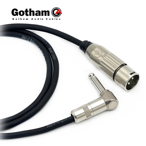 고담 GAC-2 스위치크래프트 XLR(수) - 기역자 55 TS(모노) 케이블 제작케이블