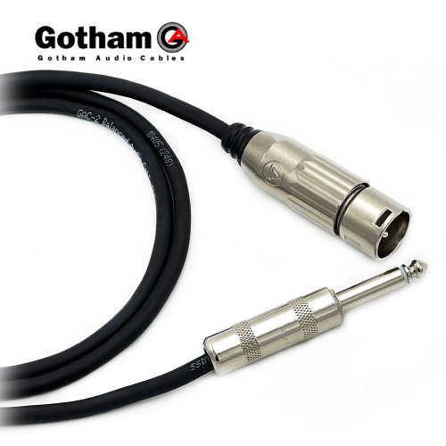 고담 GAC-2 스위치크래프트 XLR(수) - 55 TS(모노) 케이블 제작케이블
