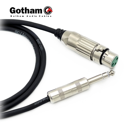 고담 GAC-2 스위치크래프트 XLR(암) - 55 TRS(스테레오) 케이블 제작케이블