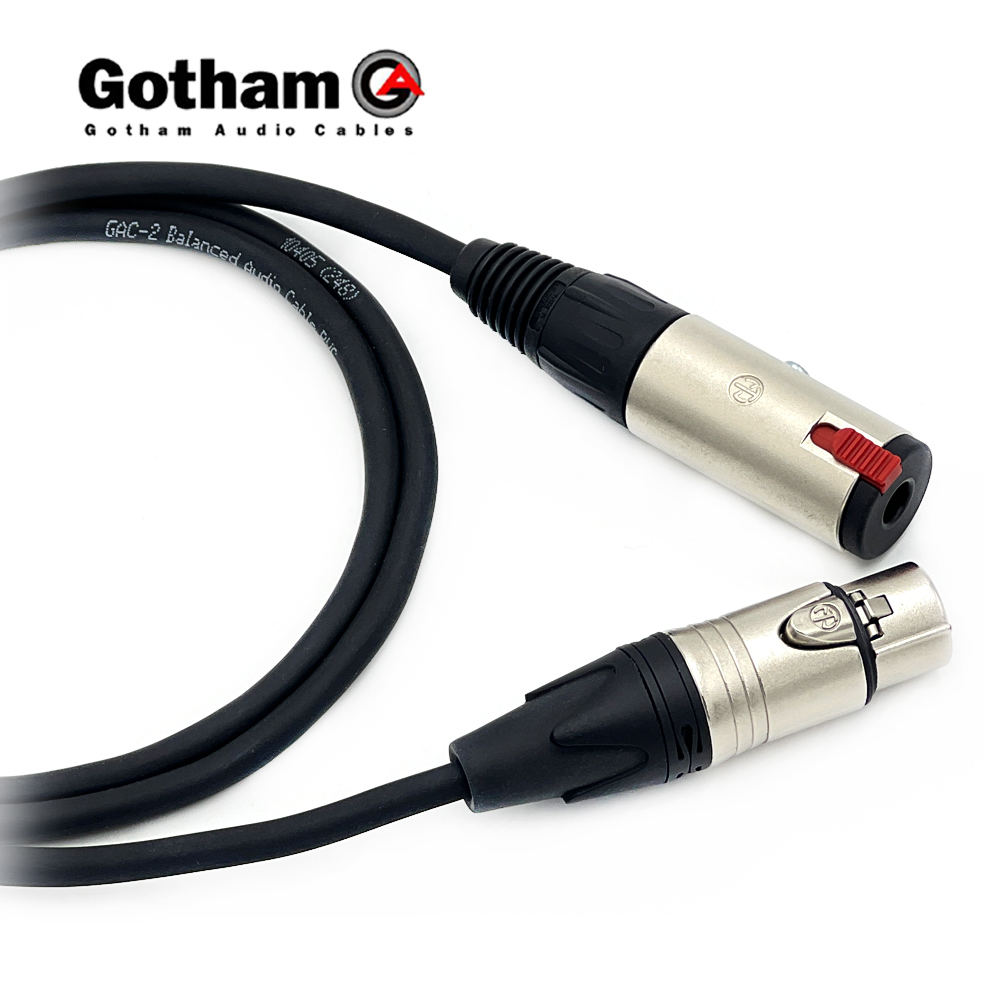고담 GAC-2 뉴트릭 XLR(암) - 55 TRS(암/스테레오) 연장 변환케이블