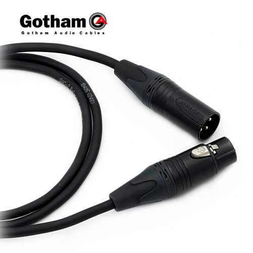 고담 GAC-2 뉴트릭 골드 XLR(암) - XLR(수) 마이크케이블 제작케이블