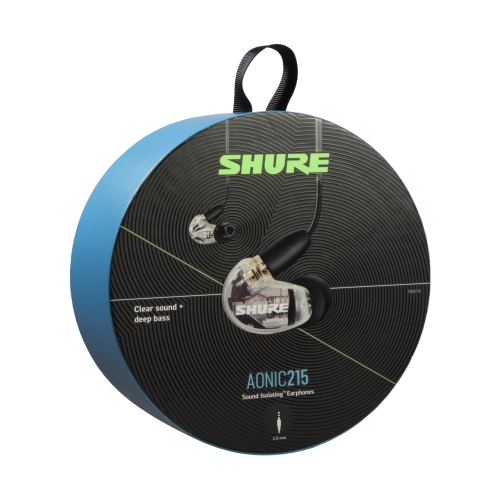 SHURE AONIC215 - UNI 클리어 (SE215-UNI) 슈어 아이솔레이팅 이어폰