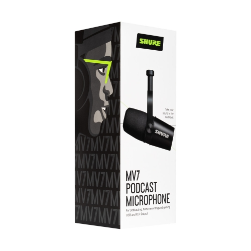 SHURE MV7 XLR, USB 하이브리드 듀얼마이크