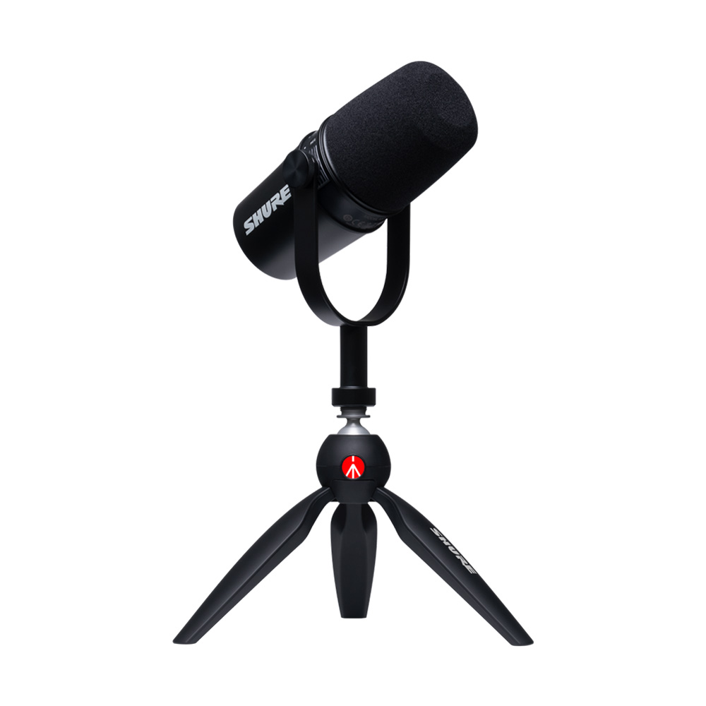 SHURE MV7 Podcast KIT / 슈어 MV7 팟캐스트 키트 / XLR, USB단자, 삼각스탠드포함 / 다이나믹마이크
