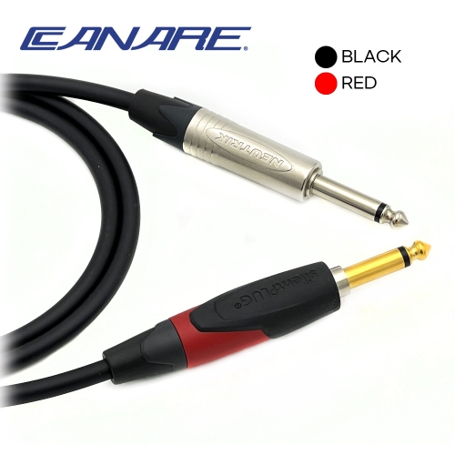 카나레 GS6 OFC 무산소동 뉴트릭 일자 사일런트 - 니켈 55 TS 악기케이블