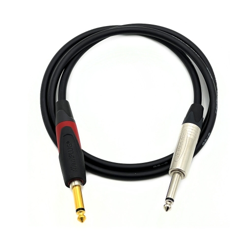 카나레 GS6 OFC 무산소동 뉴트릭 일자 사일런트 - 니켈 55 TS 악기케이블