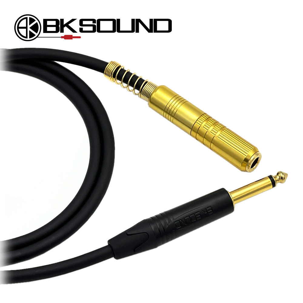 BK1010 BK골드팁 55 TS(모노) - 골드 55 TS(암) 연장케이블 국산 고급BK케이블 제작케이블 BK1010 BK골드팁 55 TS(모노) - 골드 55 TS(암) 연장케이블 국산 고급BK케이블 제작케이블