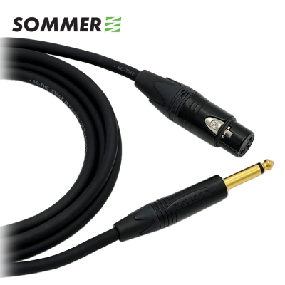 좀머 STAGE22 OFC 무산소동 뉴트릭 골드 XLR(암) - 55 TS(모노) 마이크케이블