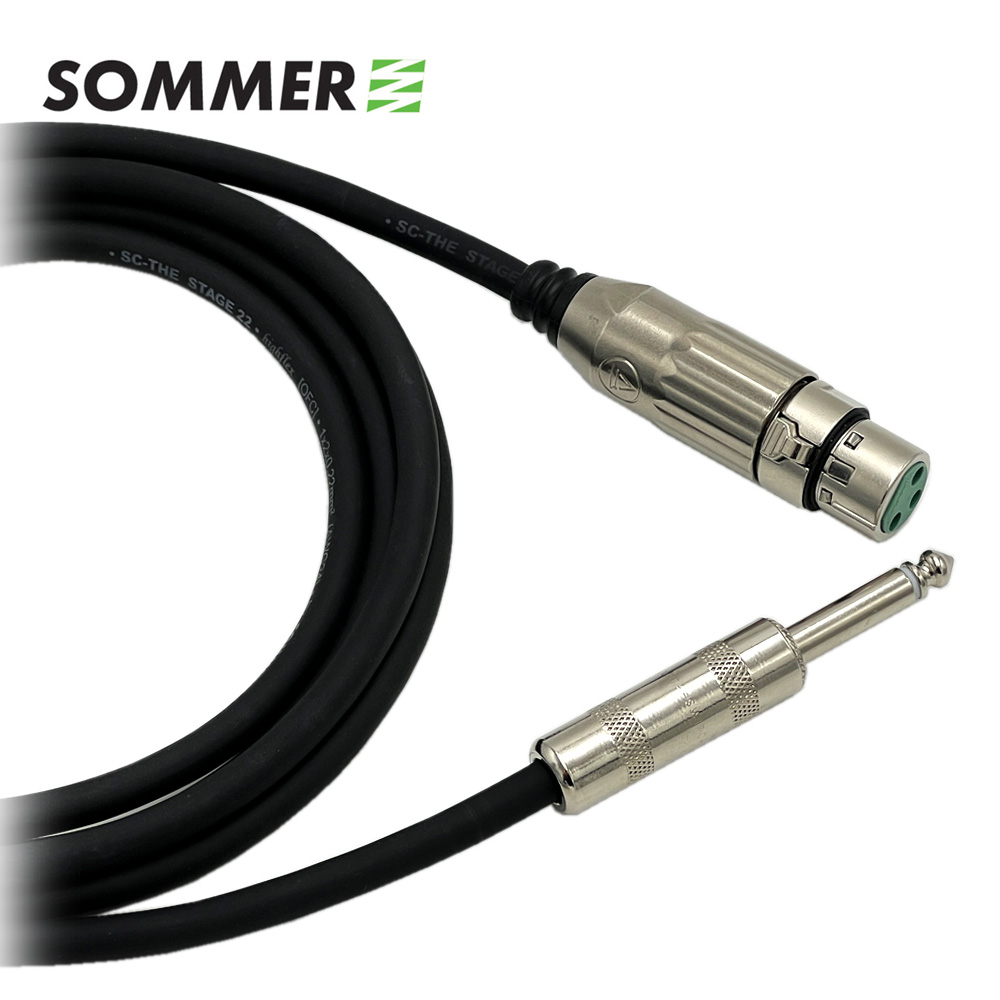 좀머 STAGE22 OFC 무산소동 스위치크래프트 XLR(암) - 55 TS(모노) 마이크케이블