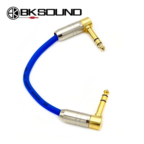 BK2020 골드팁 기역자 55TRS 스테레오 이펙터 패치케이블