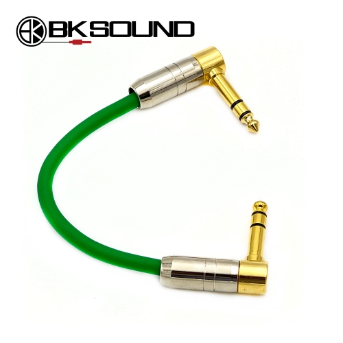 BK2020 골드팁 기역자 55TRS 스테레오 이펙터 패치케이블