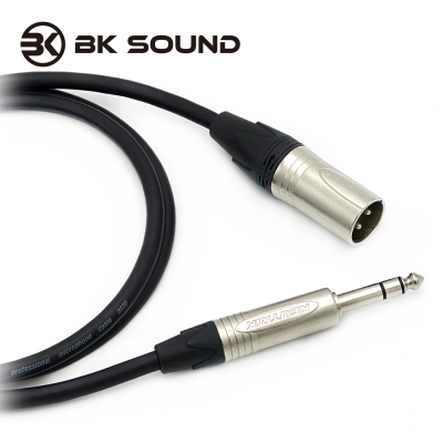 [제작] BK3030 뉴트릭 XLR(수) - 55 TRS(스테레오) 오인페 스피커케이블