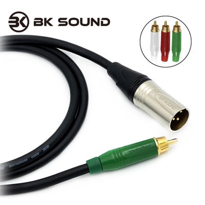 [제작] BK3030 BK XLR(수) - 암페놀 RCA 오디오케이블