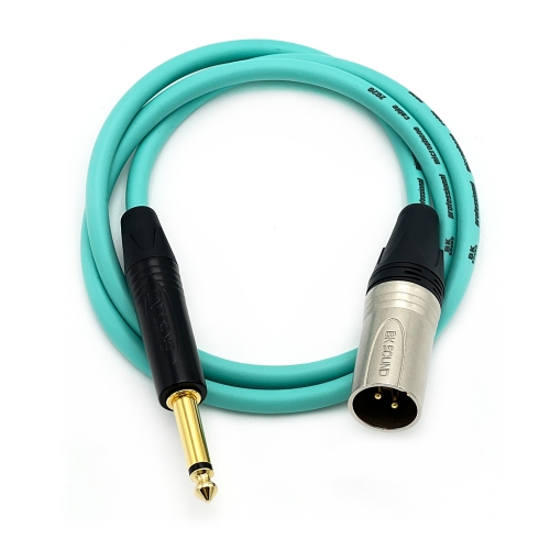 BK2020 민트 BK XLR(수) - 골드 55 TS(모노) 장비연결케이블 제작케이블 국산 고급 BK케이블