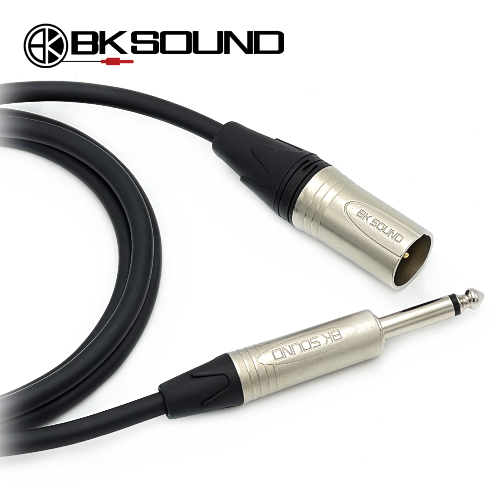 BK2020 BK XLR(수) -니켈 55TS(모노) 음향케이블 고급국산 BK케이블 제작케이블