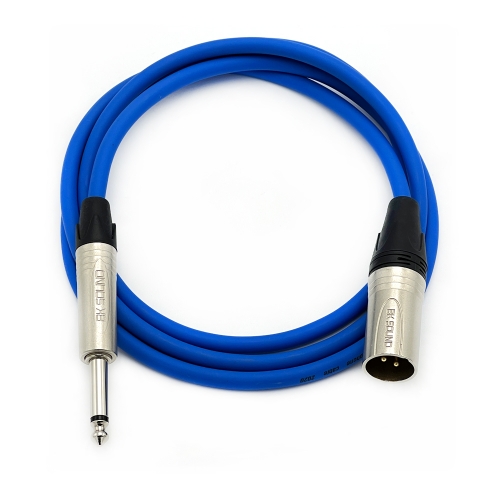 BK2020 컬러 BK XLR(수) - 니켈 55TS(모노) 음향케이블 고급국산 BK케이블 제작케이블