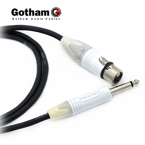 고담 GAC-2 뉴트릭 화이트 XLR(암)-55TS 마이크케이블 제작케이블