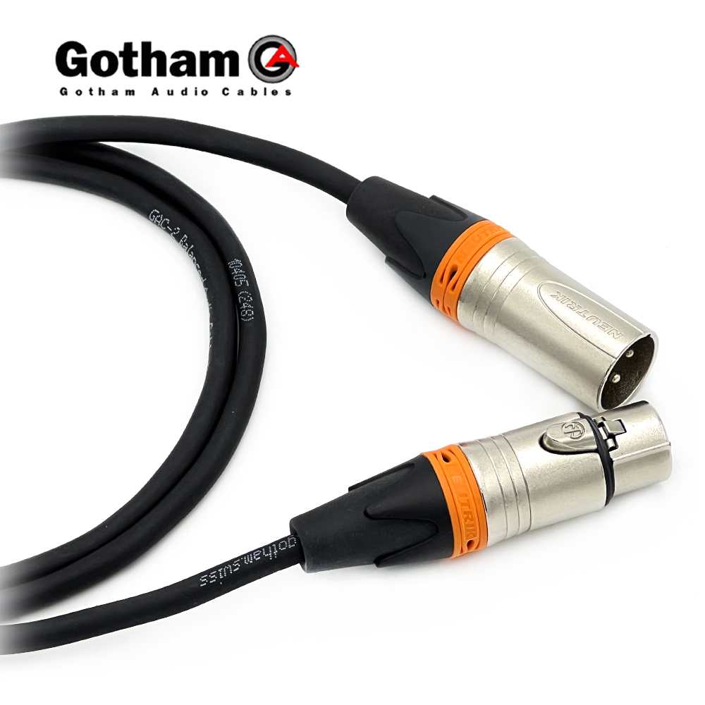 고담 GAC-2 뉴트릭 컬러링 양캐논 XLR 마이크케이블 제작케이블
