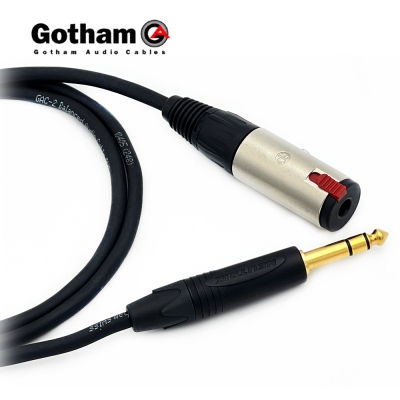 고담 GAC-2 뉴트릭 골드 55 TRS(수/스테레오) - 55 TRS(암/스테레오) 연장 케이블