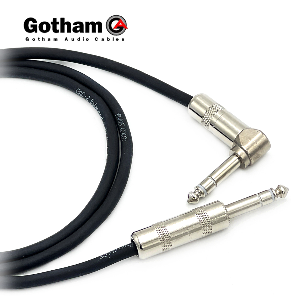 고담 GAC-2 스위치크래프트 일자-기역자 55 TRS 스테레오 케이블 제작케이블