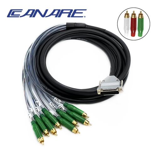 카나레MR202-8AT DSUB - 암페놀 RCA 케이블 디서브제작케이블