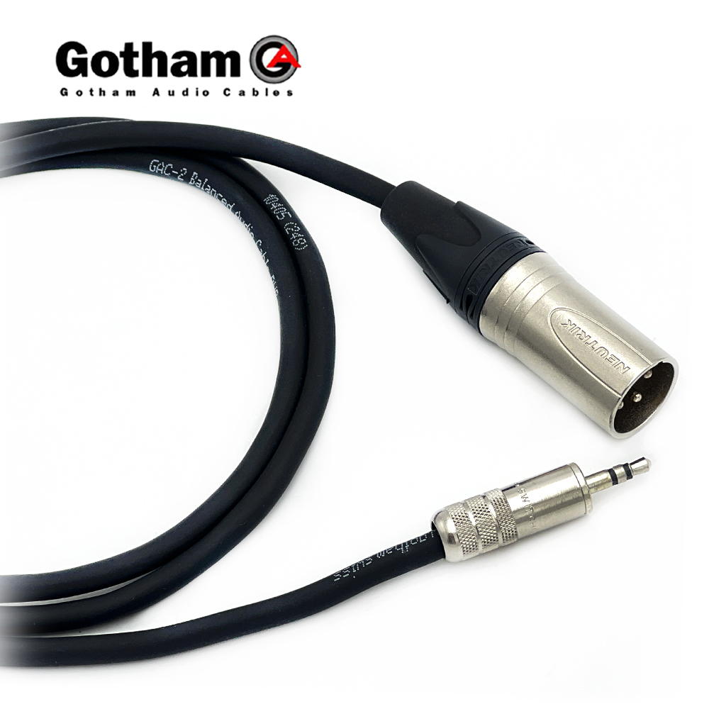 고담 GAC-2 뉴트릭 XLR(수) - 스위치크래프트 3.5mm AUX 오디오케이블