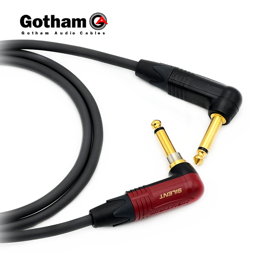 고담 GAC-1 뉴트릭 사일런트 기역자 55 TS(모노) - 기역자 골드 55 TS(모노) 악기케이블