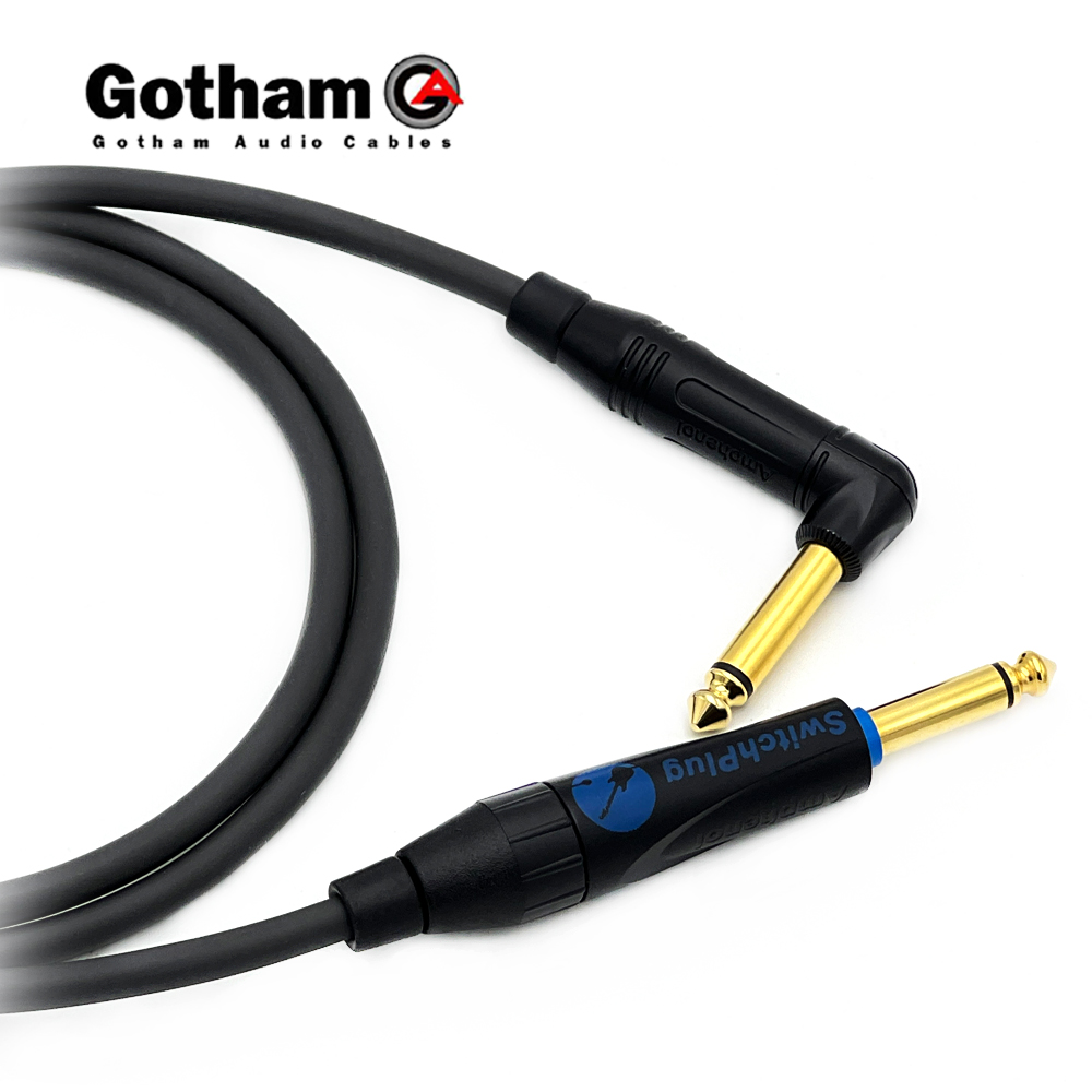 고담 GAC-1 암페놀 스위칭플러그 55 TS(모노) - 골드 기역자 55 TS(모노) 악기케이블