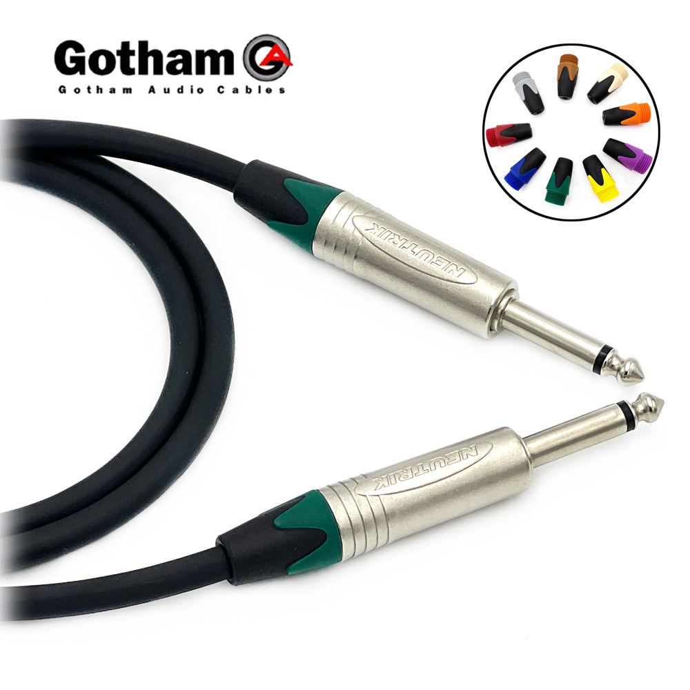 고담 GAC-1 Ultra pro 뉴트릭 컬러부싱 양방향 55 TS(모노) 악기전용케이블
