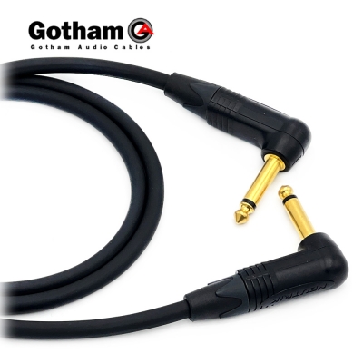 고담 GAC-1 Ultra Pro 뉴트릭 골드팁 양방향 기역자 55 TS(모노) 악기전용케이블