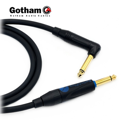 고담 GAC-1 Ultra pro 암페놀 사일런트 55 TS(모노) - 골드 기역자 55 TS(모노) 악기케이블