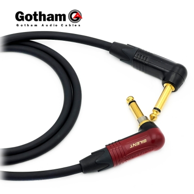 고담 GAC-1 Ultra Pro 뉴트릭 사일런트 기역자 - 골드 기역자 55 TS(모노) 악기케이블