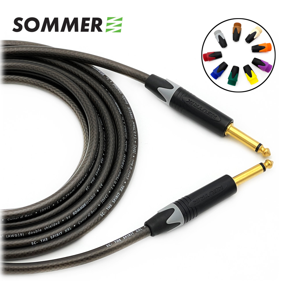 좀머 Spirit XXL 뉴트릭 양방향 컬러부싱 골드 55 TS(모노) 악기케이블