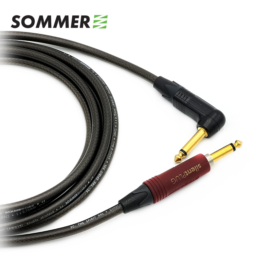 좀머 Spirit XXL 뉴트릭 사일런트 55 TS(모노) - 골드 기역자 55 TS(모노) 악기케이블