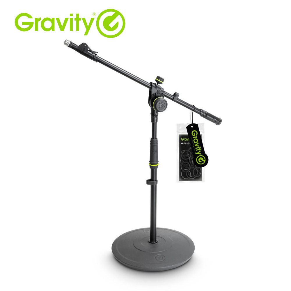 Gravity MS2222B 그래비티 원형받침 숏T자형 마이크스탠드