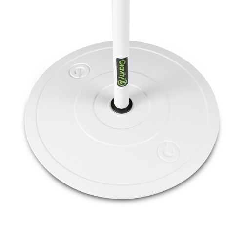 Gravity GMS23W 그래비티 원형받침 일자 화이트 마이크스탠드