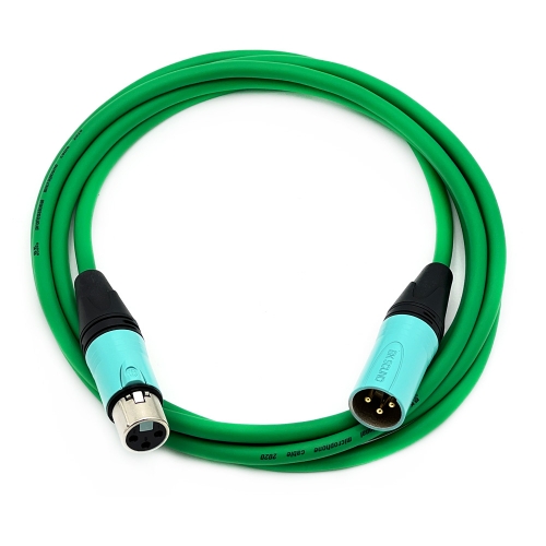 BK2020 컬러 BK민트 양캐논 마이크케이블 고급국산BK제작케이블