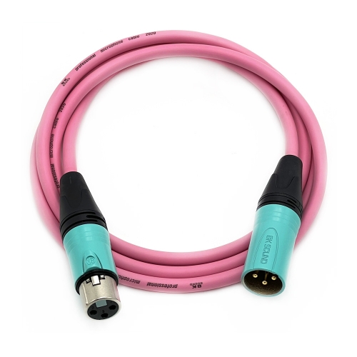 BK2020 컬러 BK민트 양캐논 마이크케이블 고급국산BK제작케이블