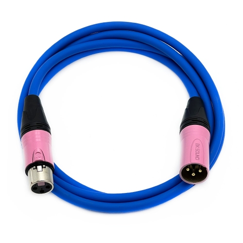 BK2020 컬러 BK핑크 양캐논 마이크케이블 고급국산BK제작케이블