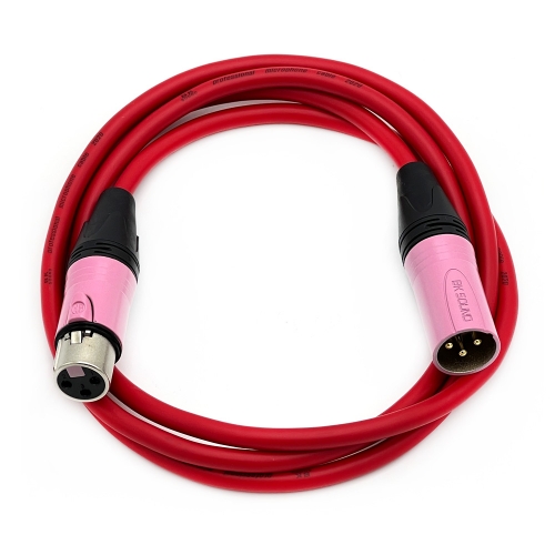 BK2020 컬러 BK핑크 양캐논 마이크케이블 고급국산BK제작케이블