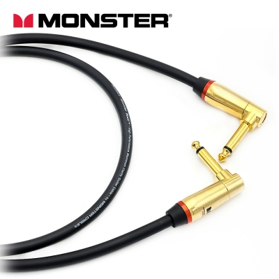 [커스텀] 몬스터 락케이블 양방향 기역자 55TS(모노) 기타케이블 커스텀케이블