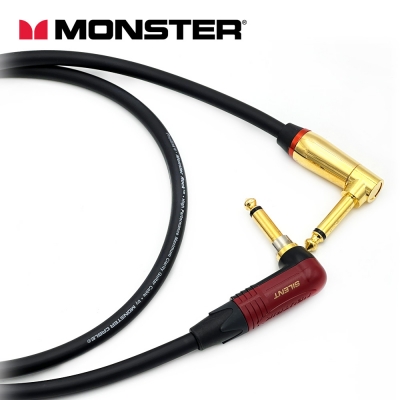 [커스텀] 몬스터 락케이블 뉴트릭 기역자 사일런트 - 몬스터 락 기역자 55TS(모노) 기타케이블 커스텀케이블