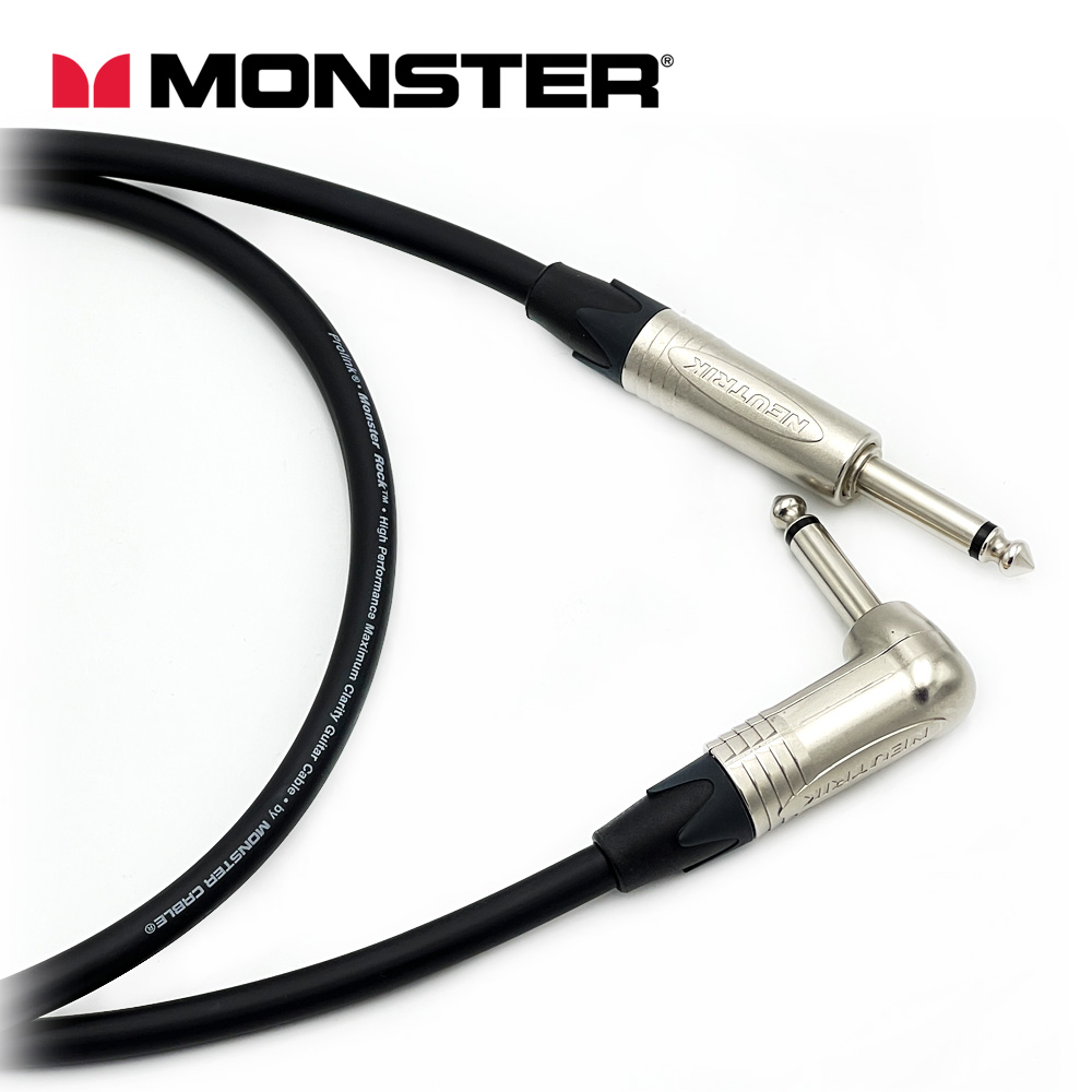 [커스텀] 몬스터 락케이블 뉴트릭 일자-기역자 55TS(모노) 기타케이블 커스텀케이블