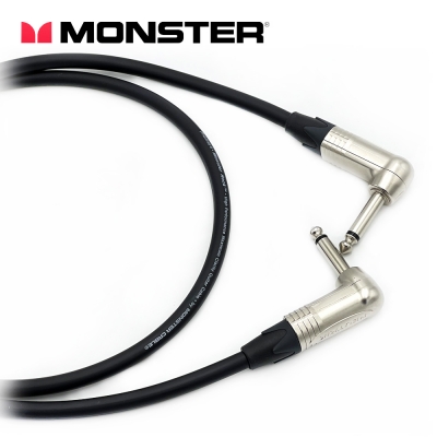 [커스텀] 몬스터 락케이블 뉴트릭 양방향 기역자 55TS(모노) 기타케이블 커스텀케이블