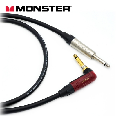 [커스텀] 몬스터 락케이블 뉴트릭 55TS - 기역자 사일런트 TS(모노) 기타케이블 커스텀케이블