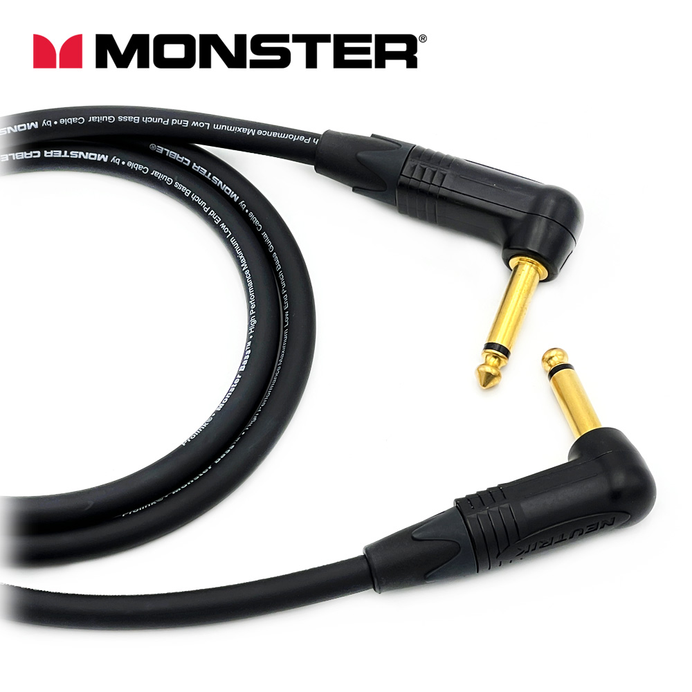 [커스텀] 몬스터 베이스케이블 뉴트릭 골드 양방향 기역자 55 TS 케이블
