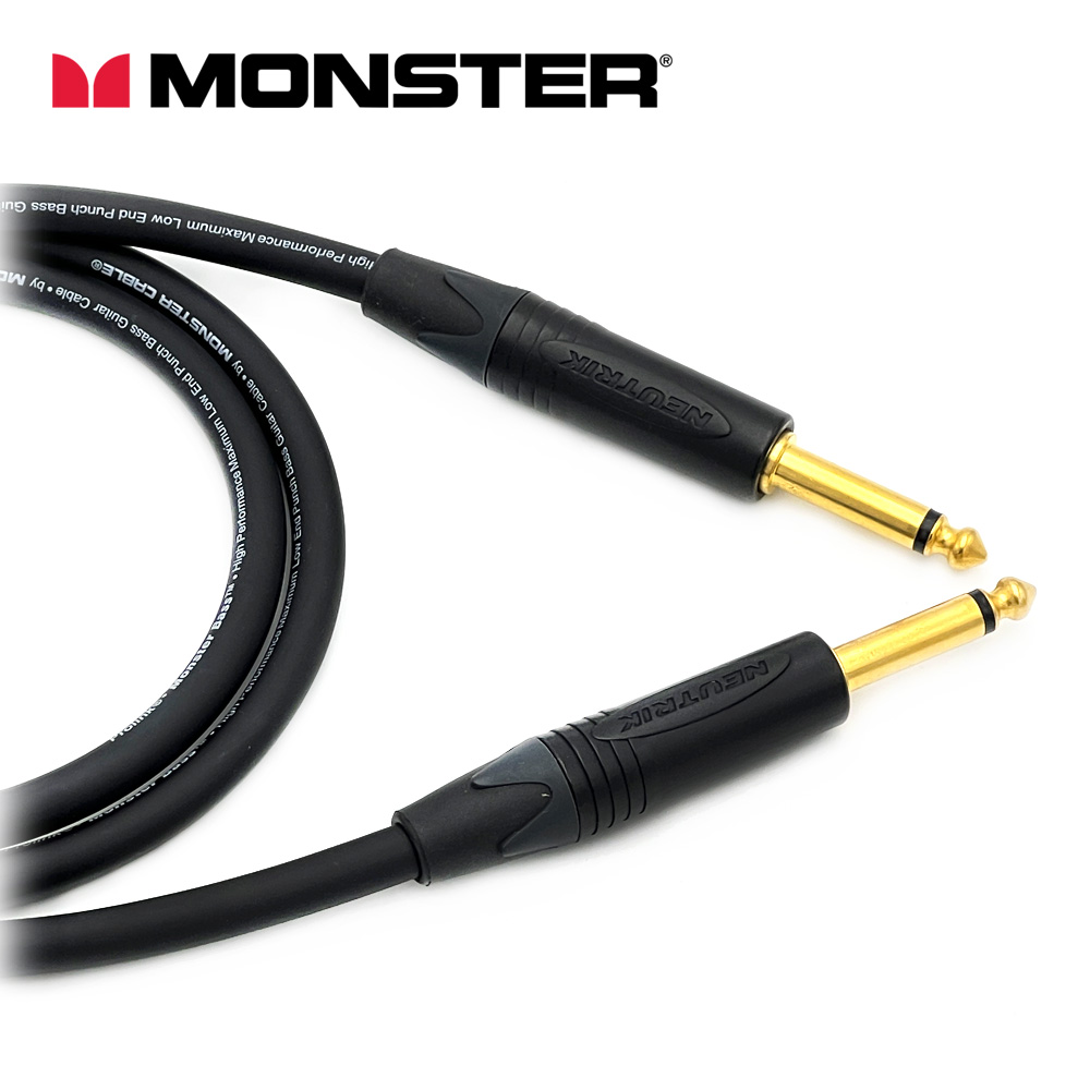 [커스텀] 몬스터 베이스케이블 뉴트릭 골드 양방향 55 TS 기타케이블