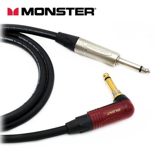 [커스텀] 몬스터 베이스케이블 뉴트릭 니켈 TS - 기역자 사일런트 TS 케이블