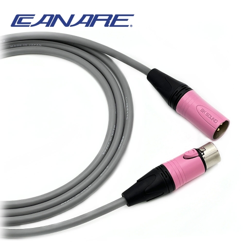 카나레 L-4E6ATG BK 핑크 커넥터 양캐논 XLR OFC 무산소동 마이크케이블