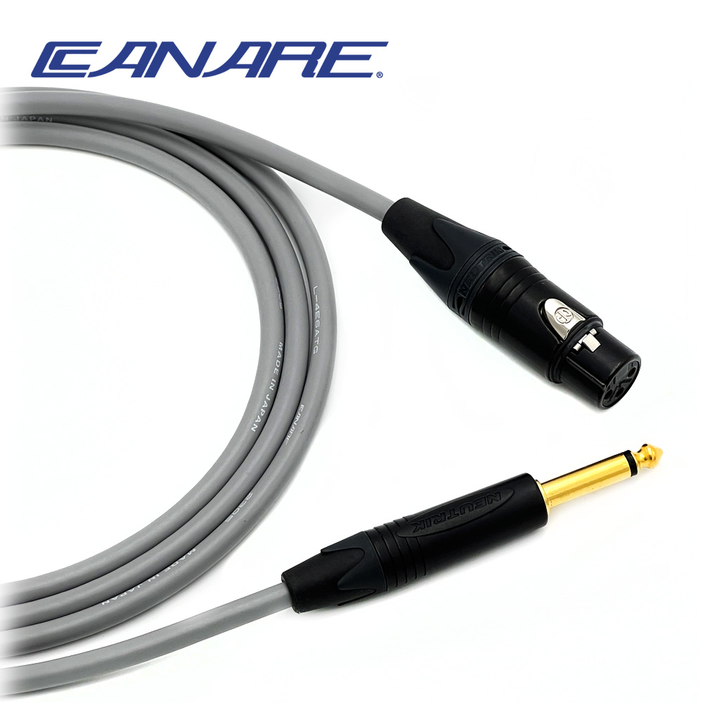 카나레 L-4E6ATG 뉴트릭 골드 XLR(암) - 55TS OFC무산소동 마이크케이블